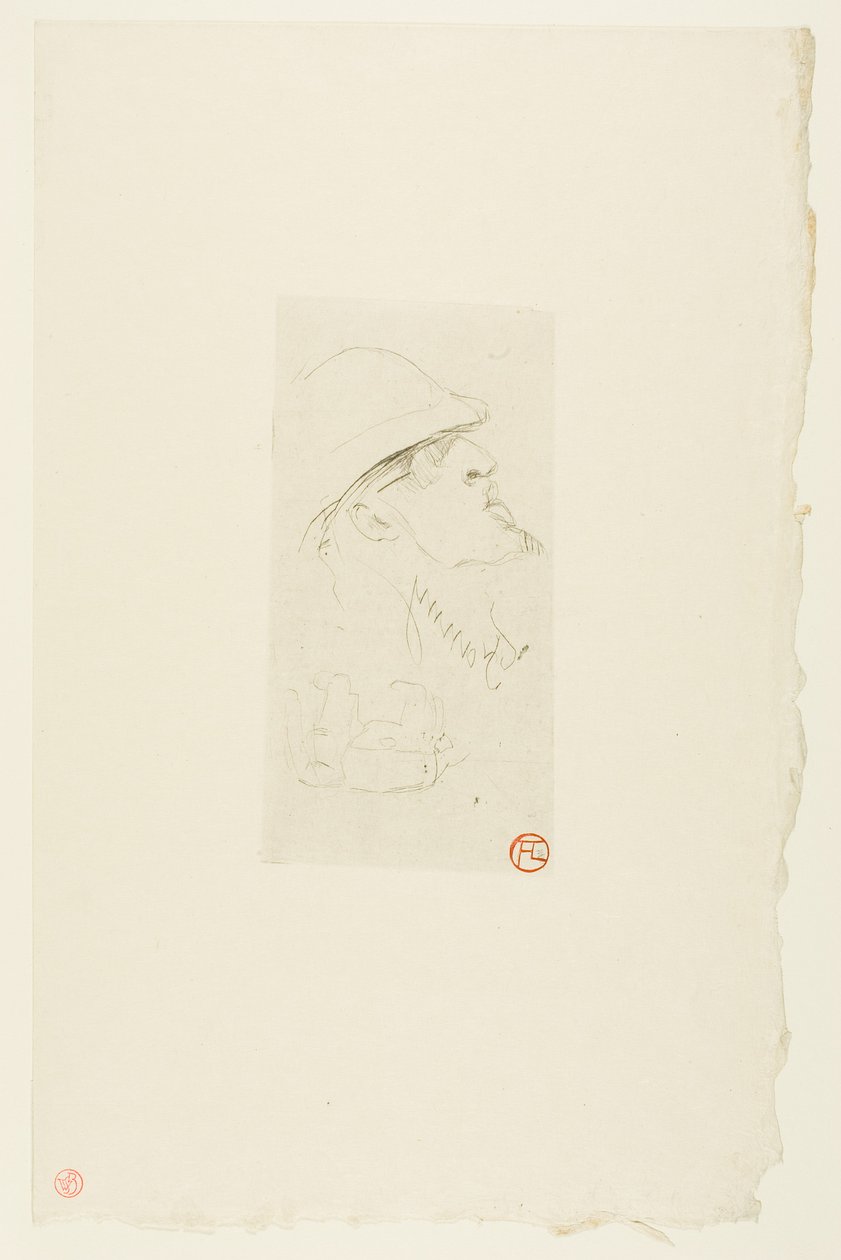Der Entdecker von Henri de Toulouse-Lautrec