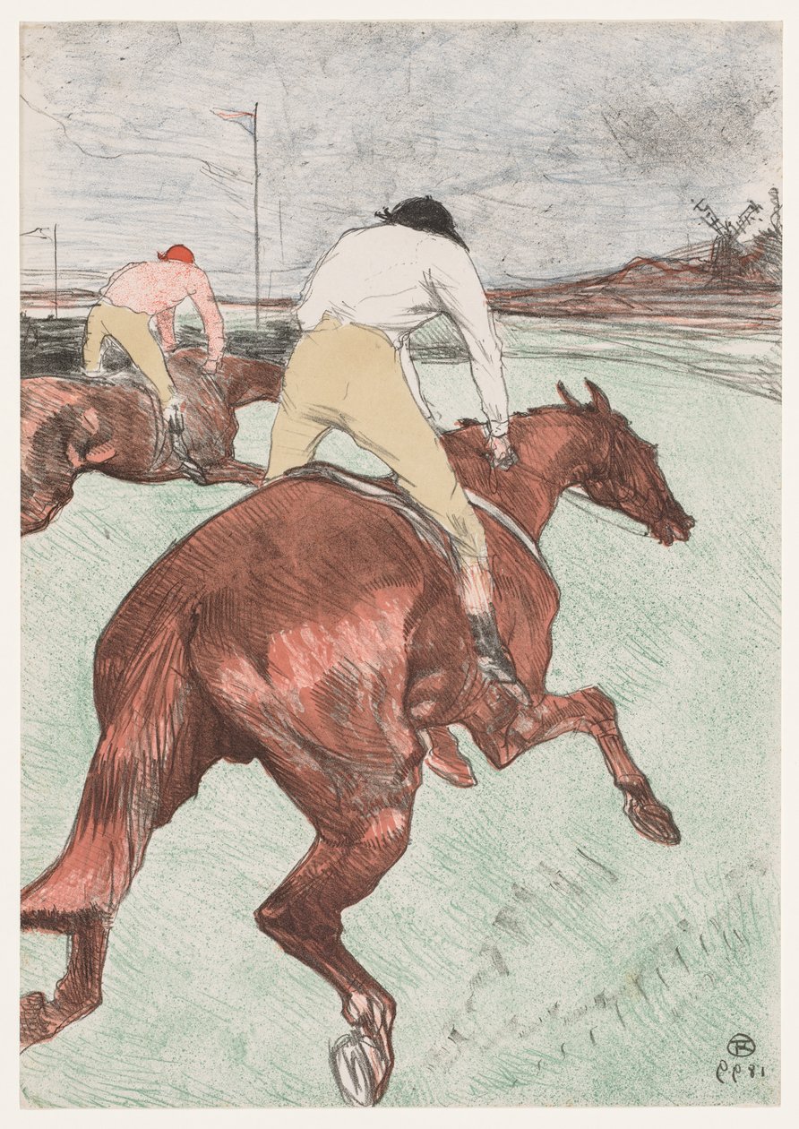 Der Jockey von Henri de Toulouse-Lautrec
