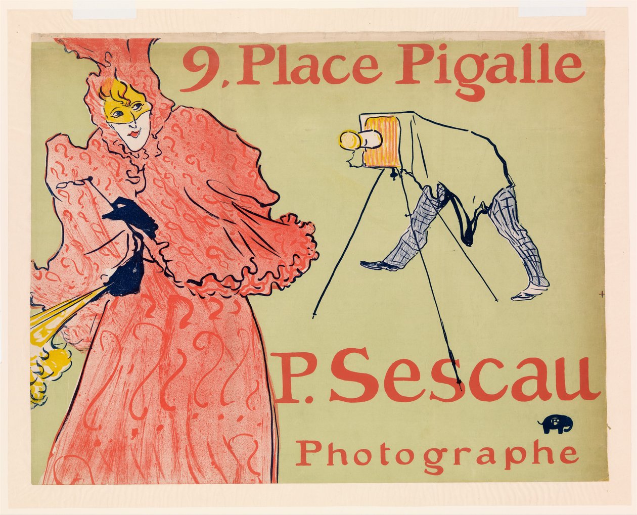 Der Fotograf Sescau von Henri de Toulouse-Lautrec