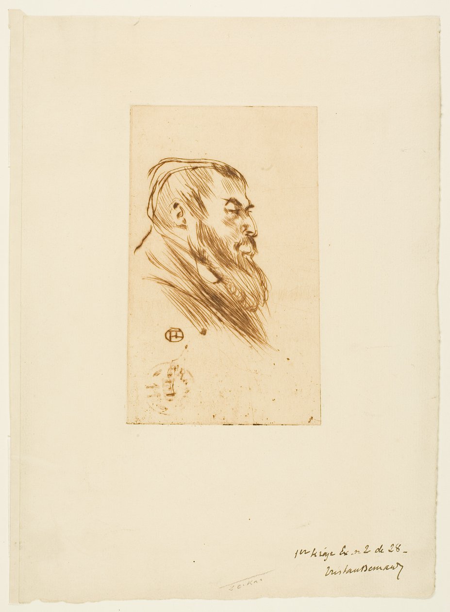 Tristan Bernard von Henri de Toulouse-Lautrec