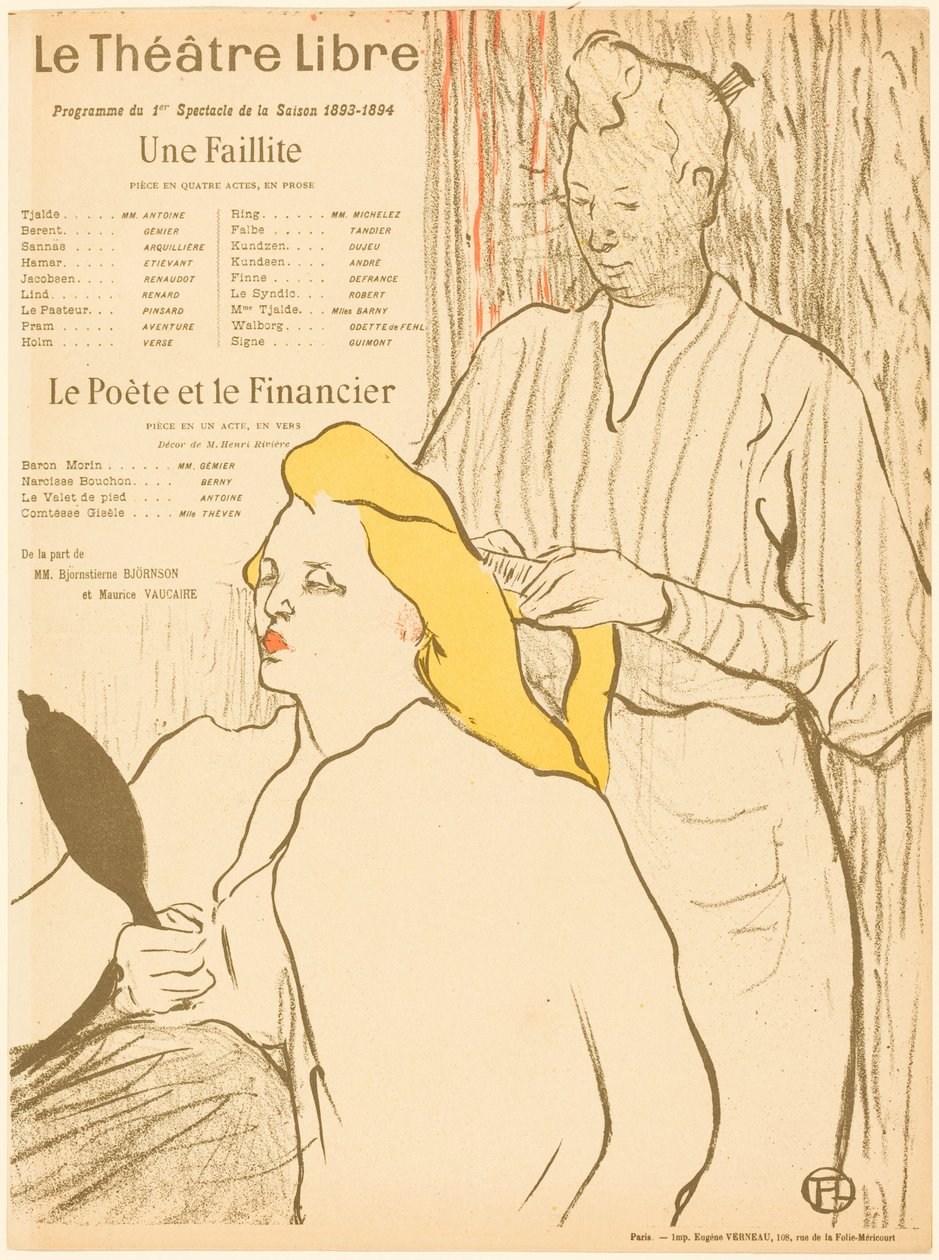 Ein Bankrott; Der Dichter und der Finanzier von Henri de Toulouse-Lautrec