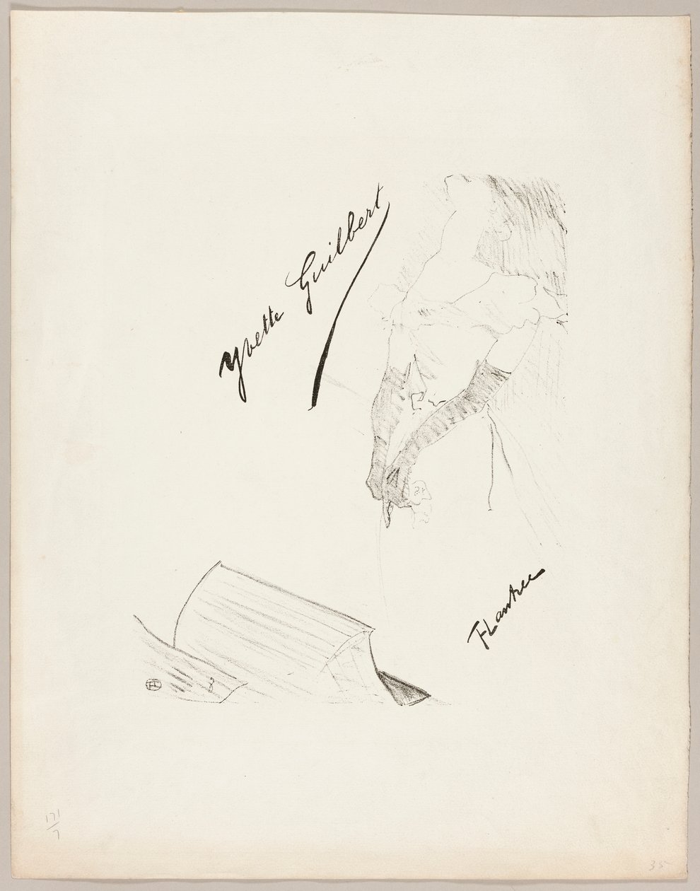 Yvette Guilbert von Henri de Toulouse-Lautrec