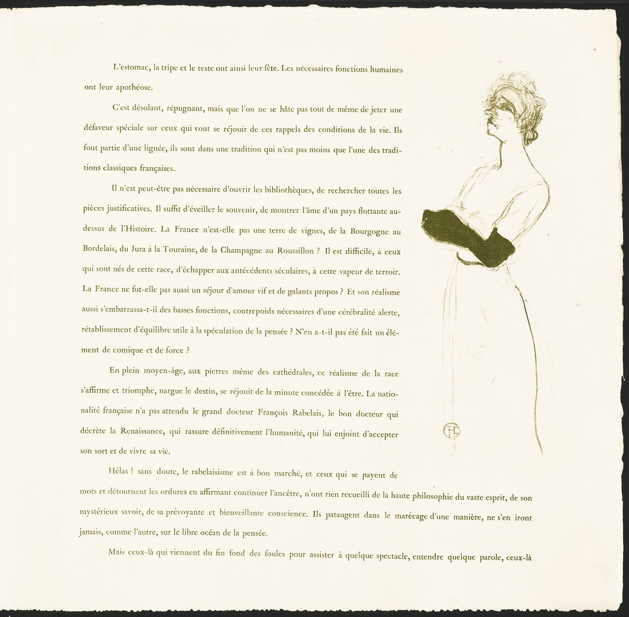Yvette Guilbert von Henri de Toulouse-Lautrec