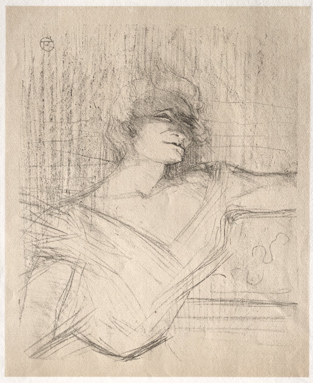 Yvette Guilbert: Dans la glu von Henri de Toulouse-Lautrec