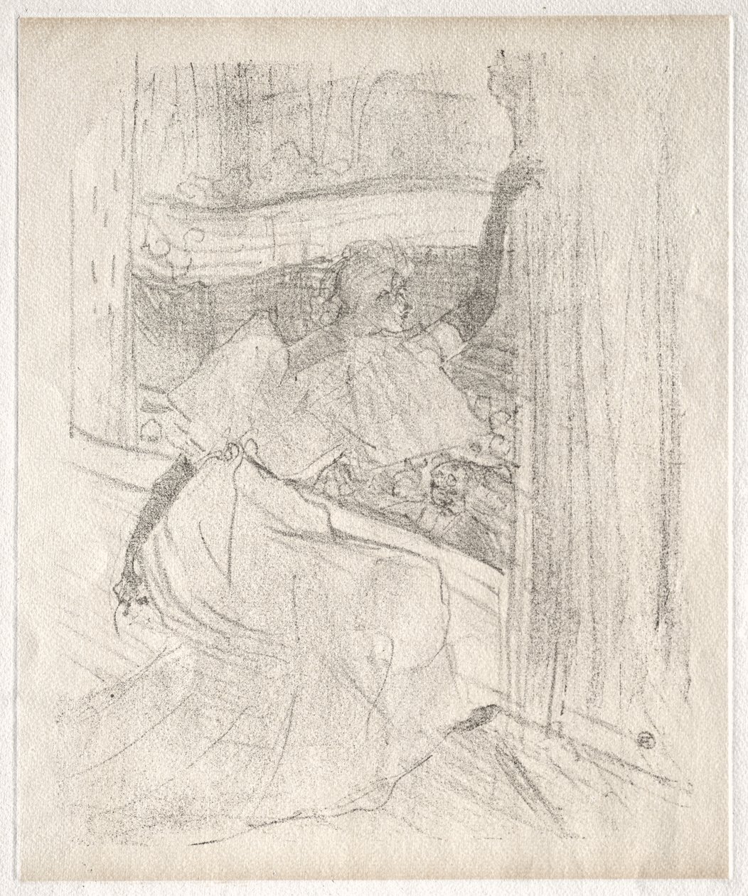Yvette Guilbert: Saluant le public von Henri de Toulouse-Lautrec