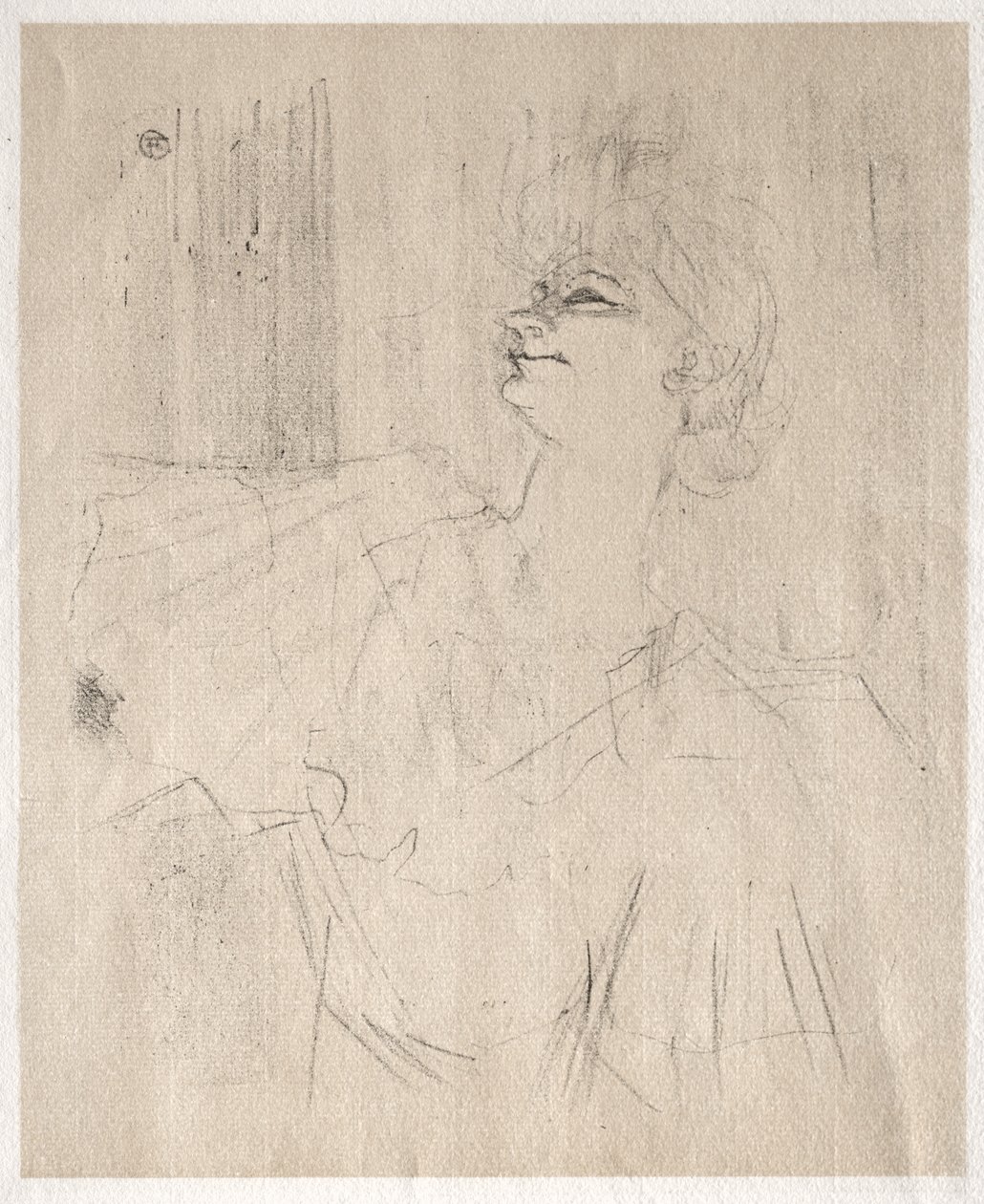 Yvette Guilbert: à Ménilmontant, de Bruant von Henri de Toulouse-Lautrec