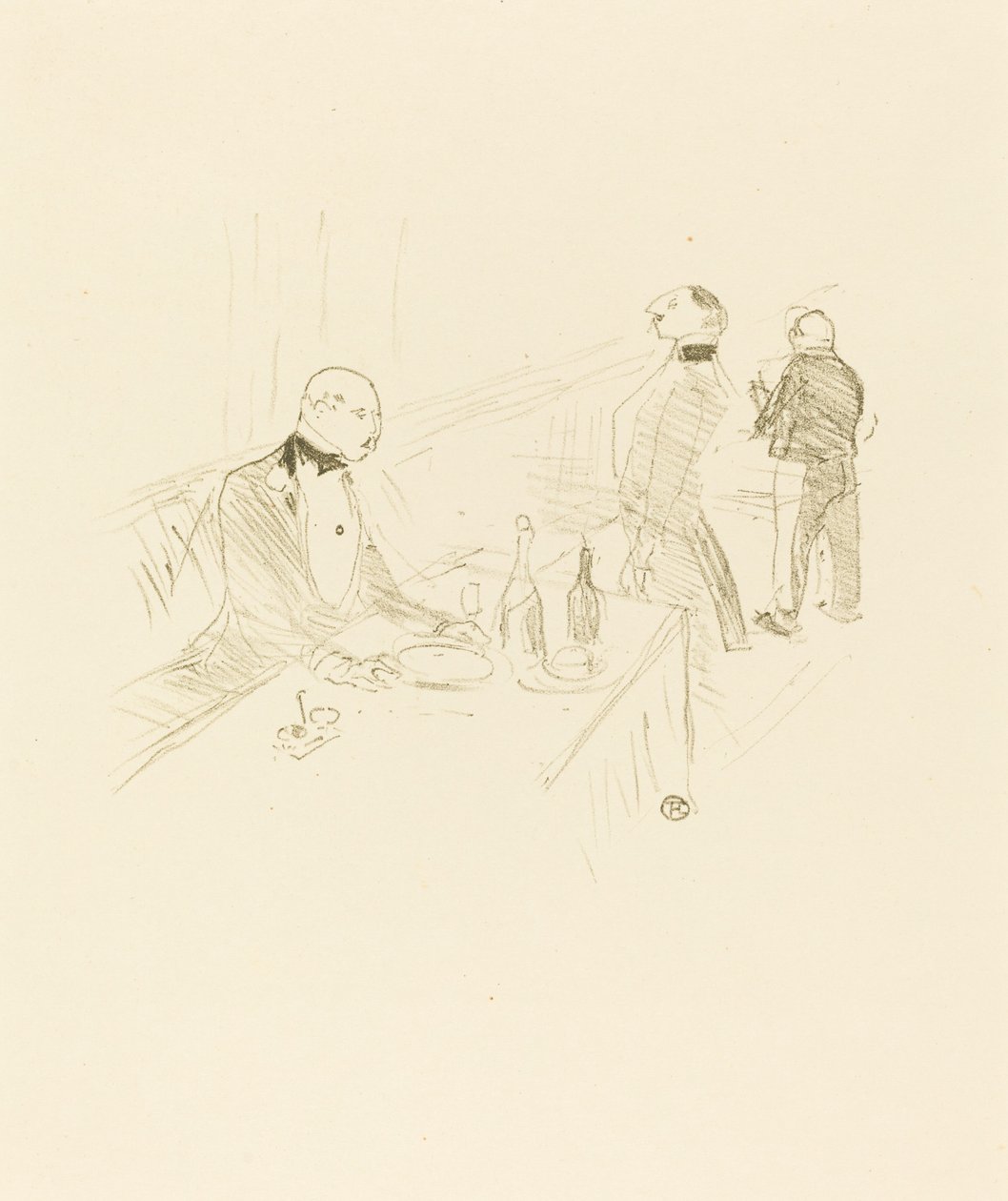 Im Haus des Goldes von Henri de Toulouse-Lautrec