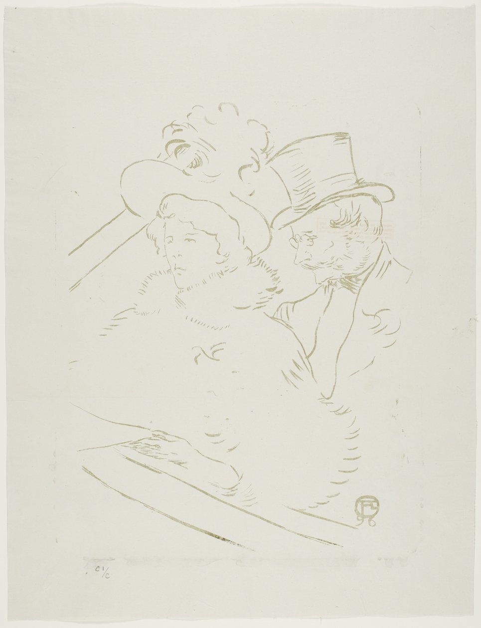 Beim Konzert von Henri de Toulouse Lautrec