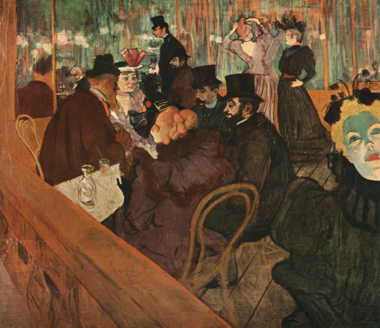 Im Moulin Rouge, 1892, 1952 von Henri de Toulouse Lautrec