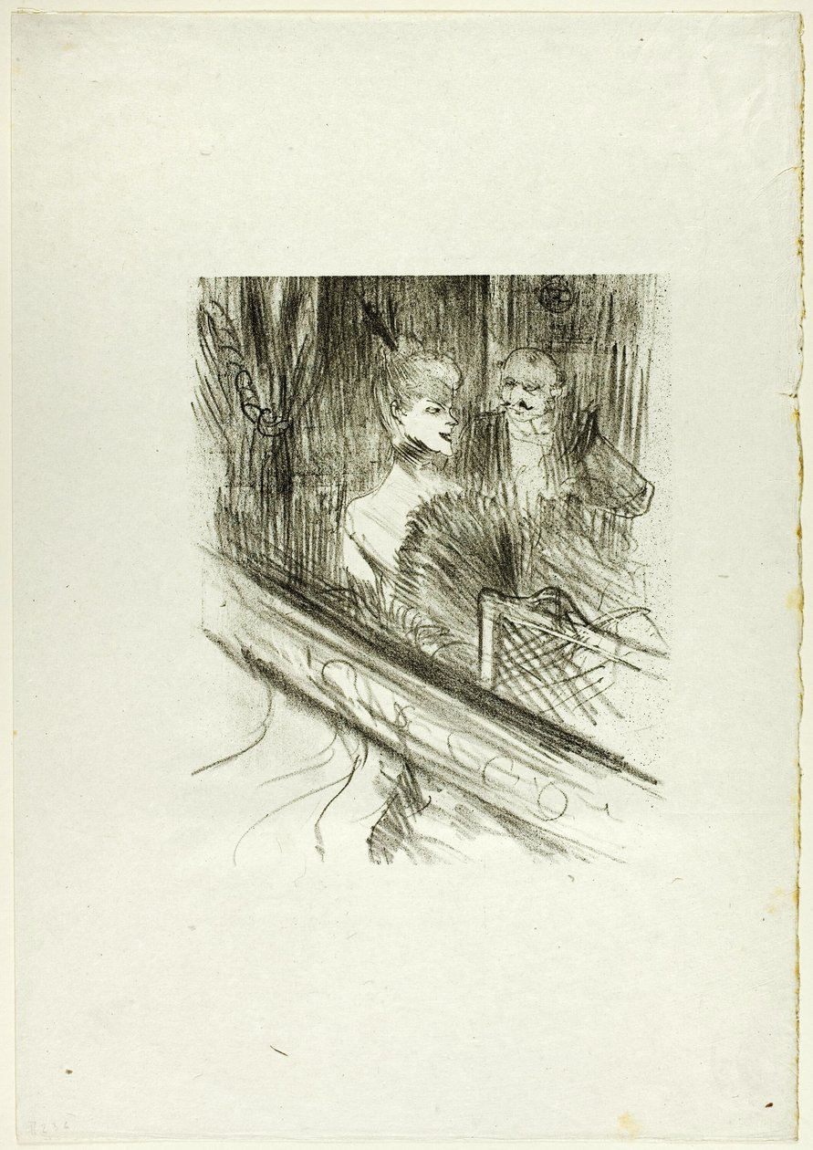 Baron Moïse, die Kiste, aus Au Pied du Sinaï von Henri de Toulouse Lautrec