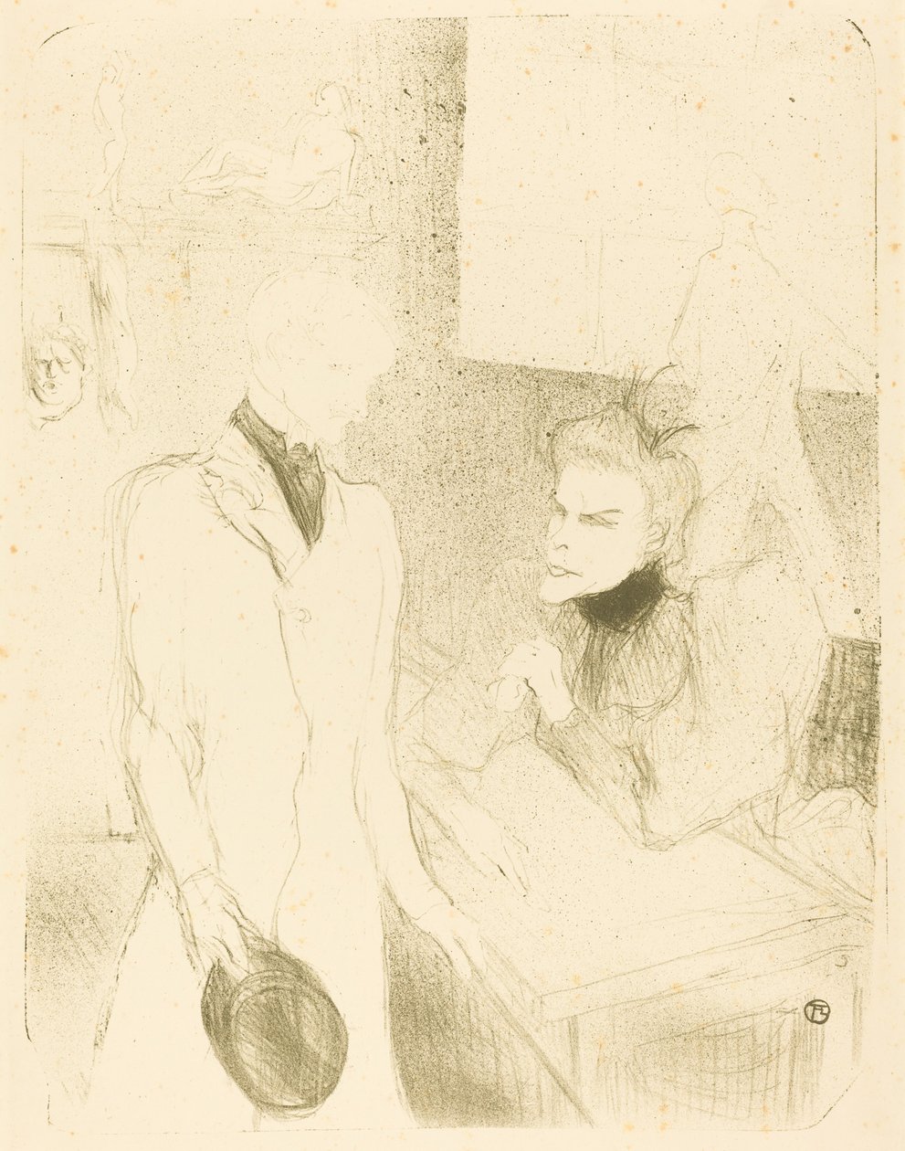 Brandes und Le Bargy in Cabotins Brandès et Les Bargy dans Cabotins, 1894 von Henri de Toulouse Lautrec