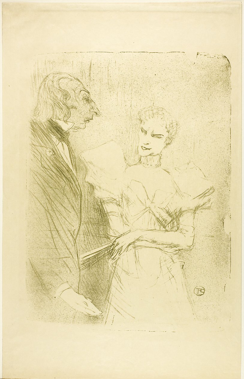 Brandès und Leloir, in Les Cabotins von Henri de Toulouse Lautrec