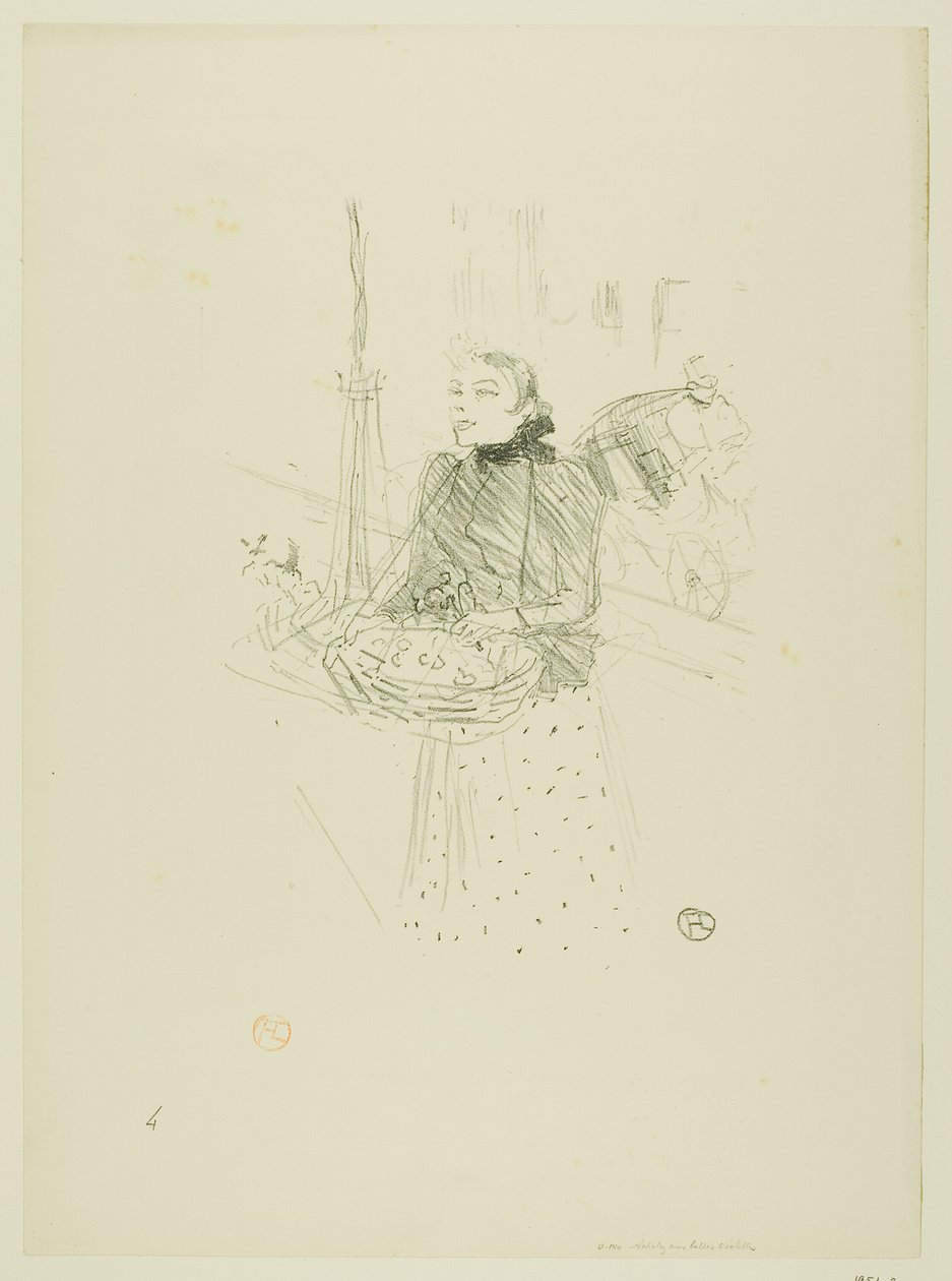Kauf meine hübschen Veilchen, aus Mélodies de Désiré Dihau von Henri de Toulouse Lautrec
