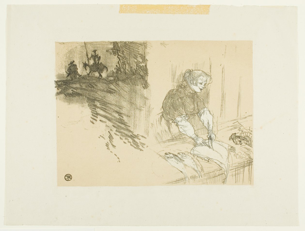 Umschlag für Les Courtes Joies von Henri de Toulouse Lautrec