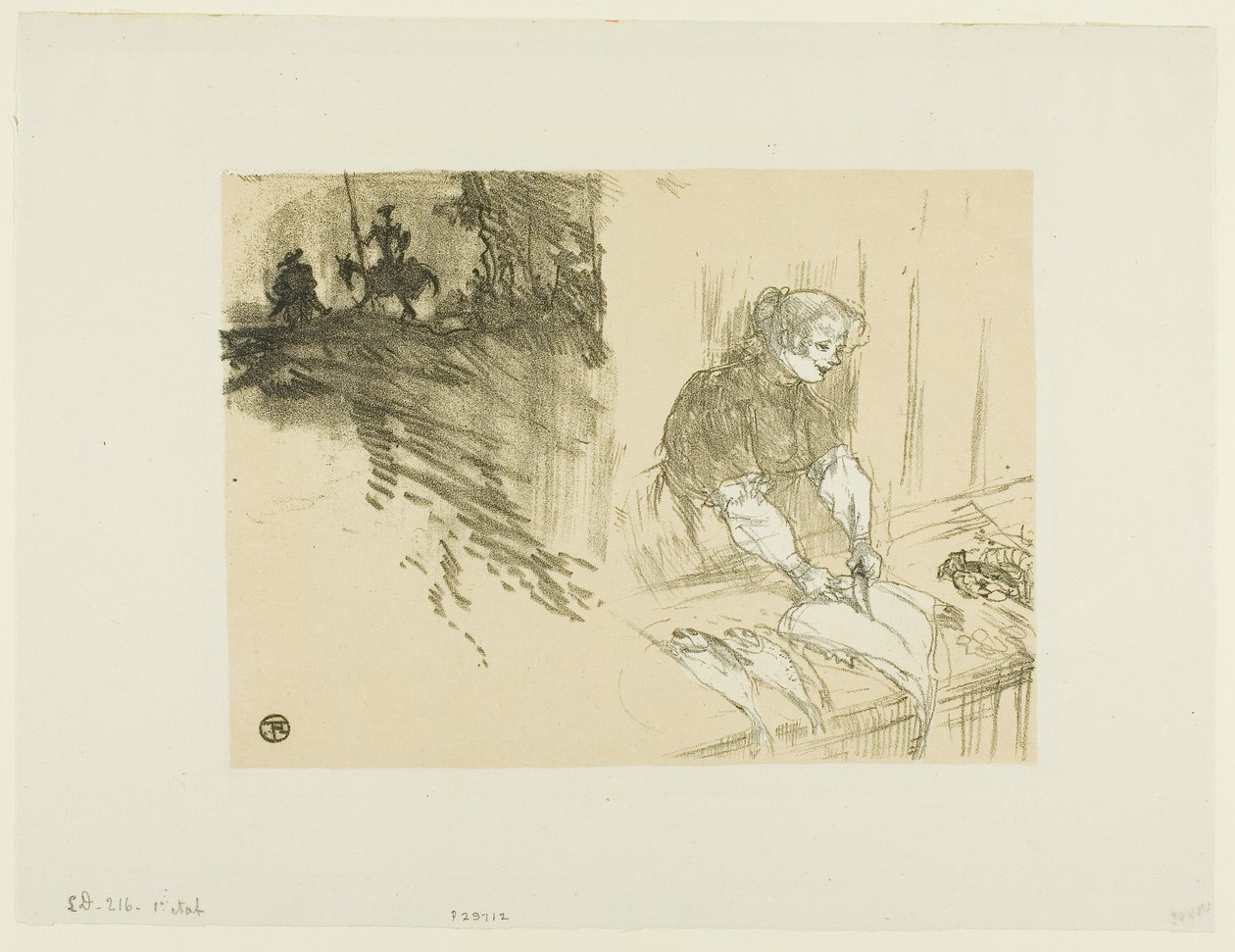 Umschlag für Les Courtes Joies von Henri de Toulouse Lautrec