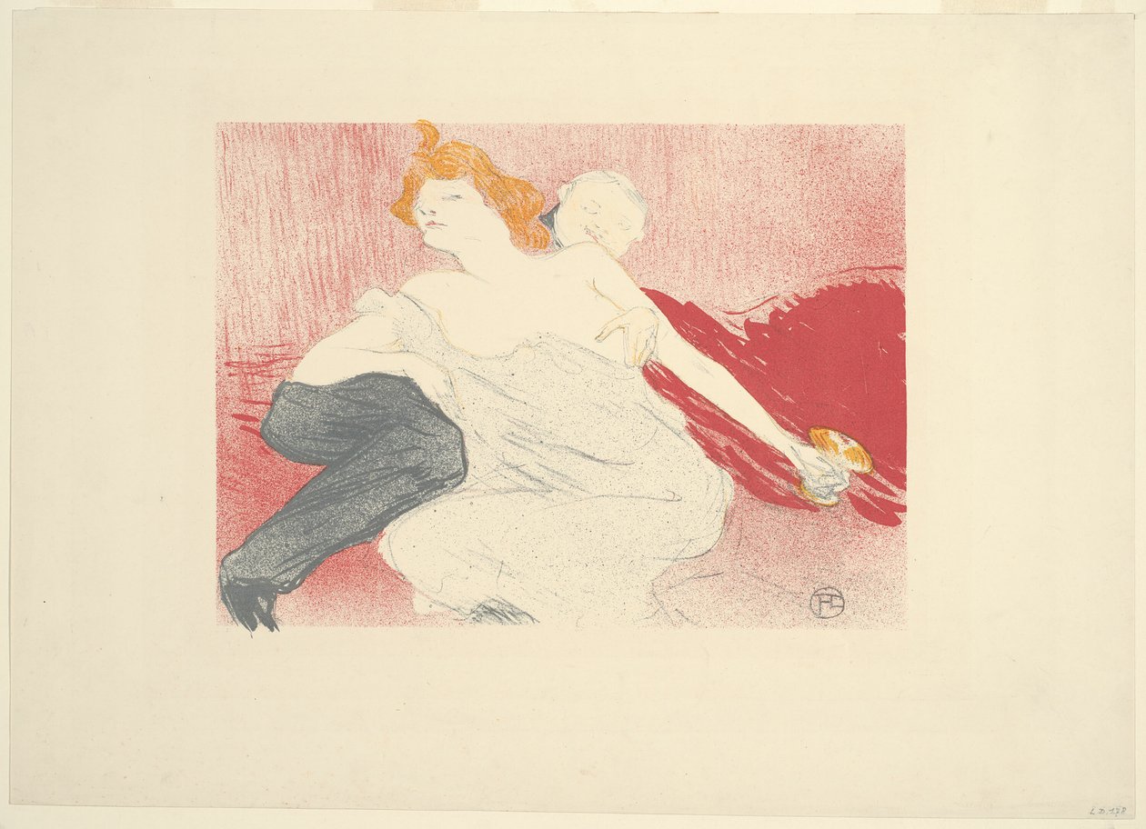 Ausschweifung (zweite Platte) von Henri de Toulouse Lautrec