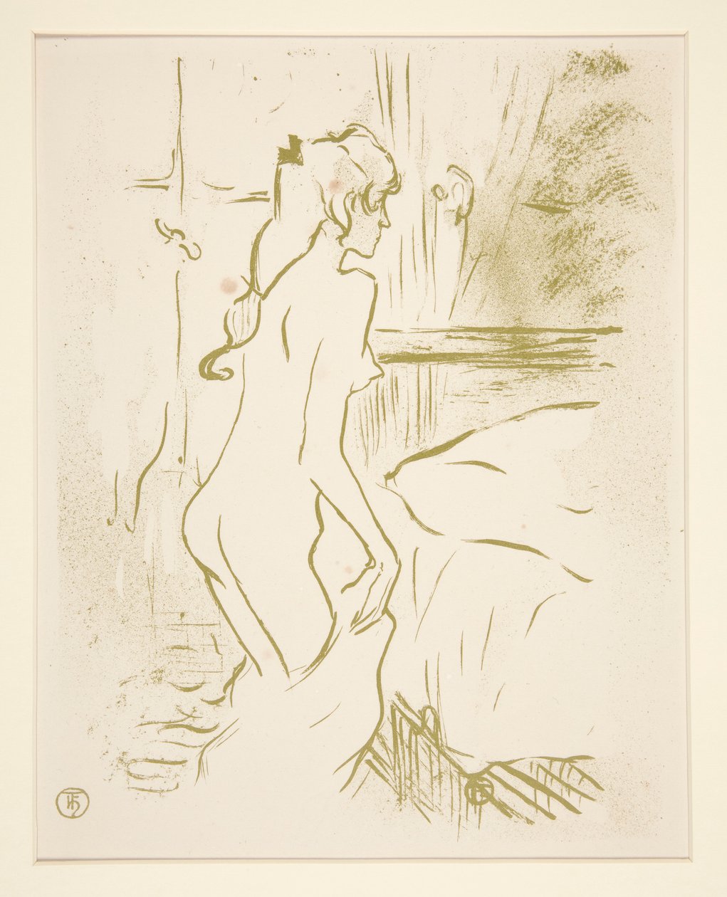 Studie einer Frau von Henri de Toulouse Lautrec