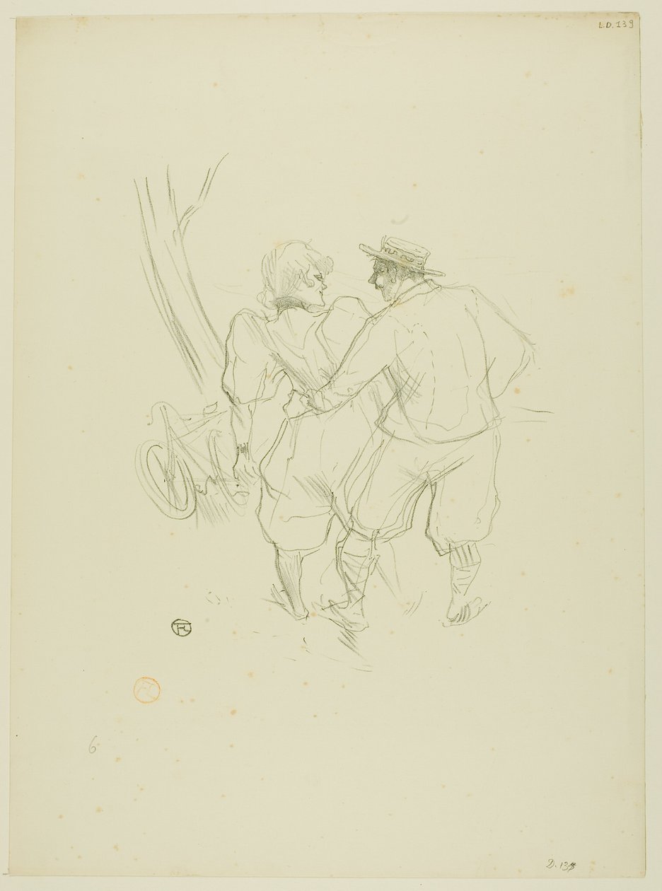Floréal, aus Mélodies de Désiré Dihau von Henri de Toulouse Lautrec