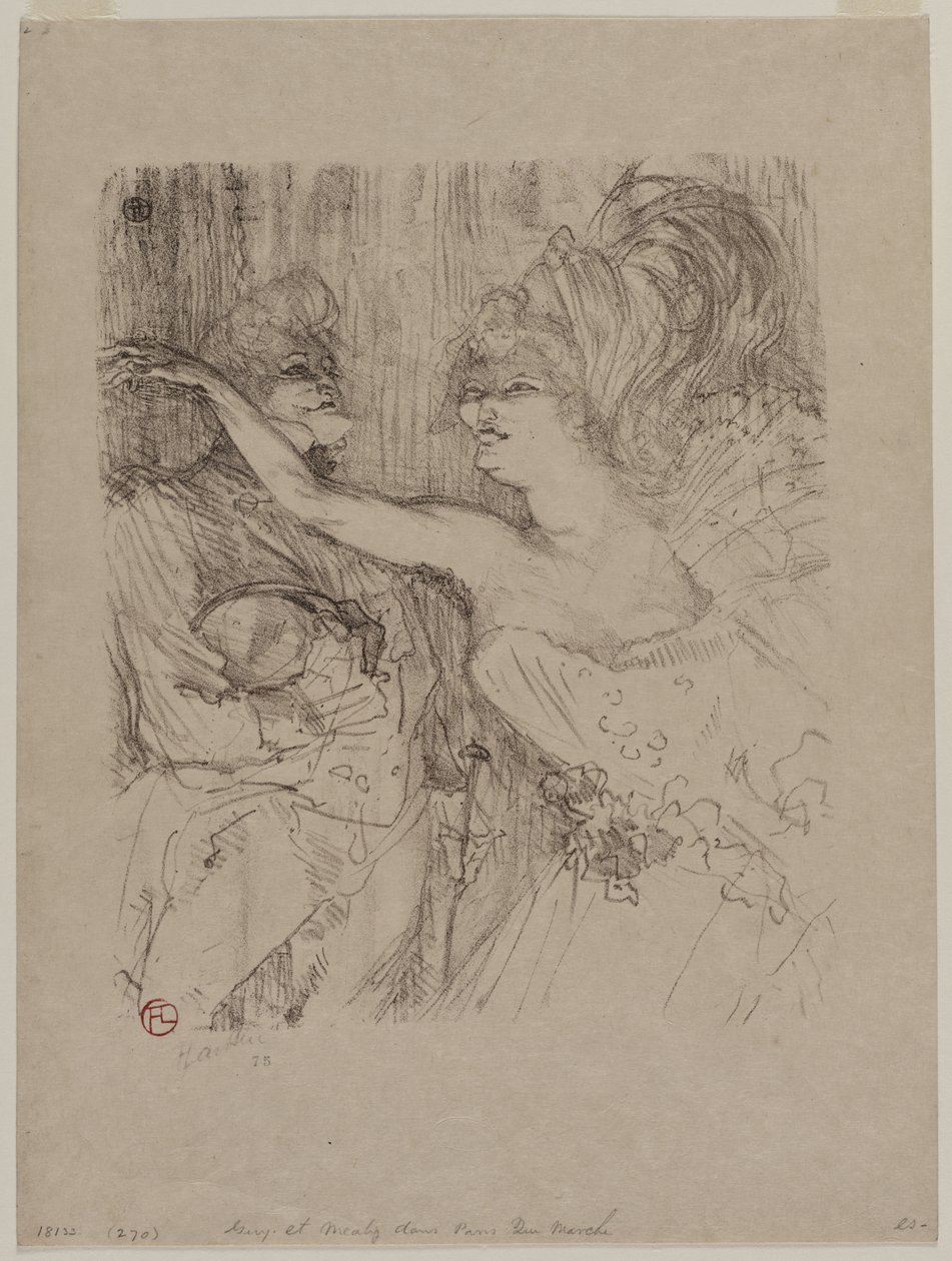 Guy und Mealy in „Paris qui Marche“ von Henri de Toulouse Lautrec