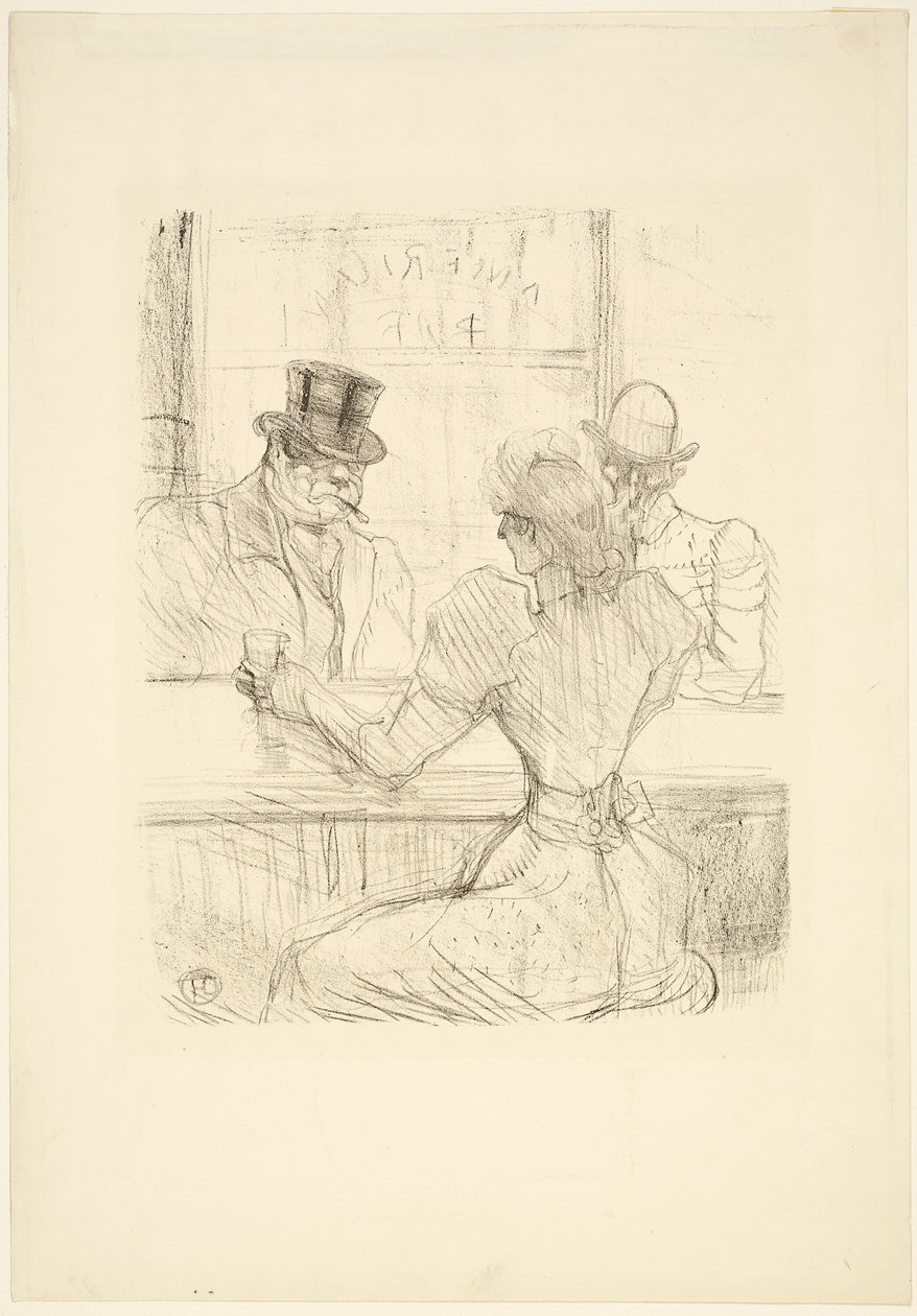 In der Picton Bar (American Bar), rue Scribe von Henri de Toulouse Lautrec