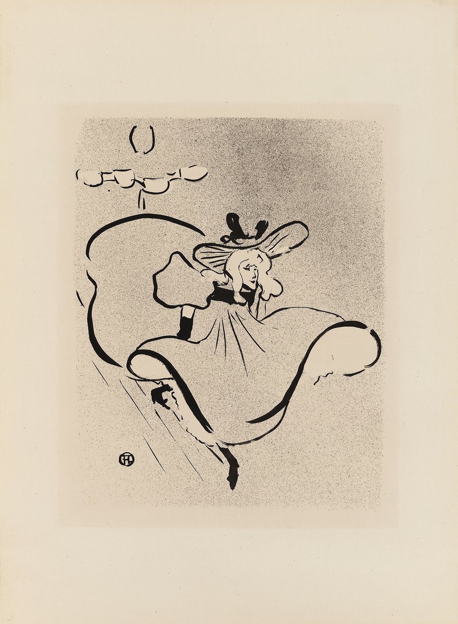 Jane Avril, aus Le Café-Concert von Henri de Toulouse Lautrec
