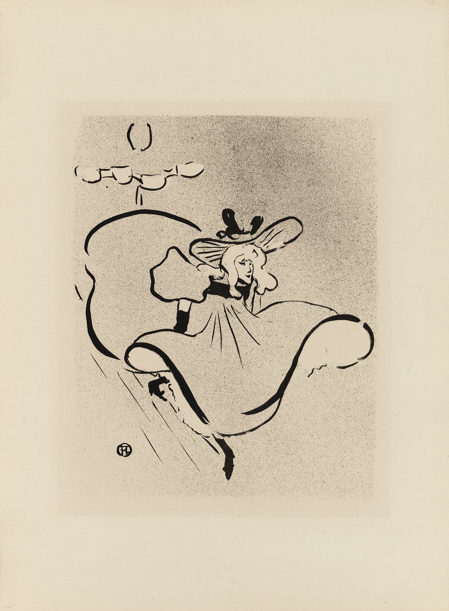 Jane Avril, aus Le Café-Concert von Henri de Toulouse Lautrec