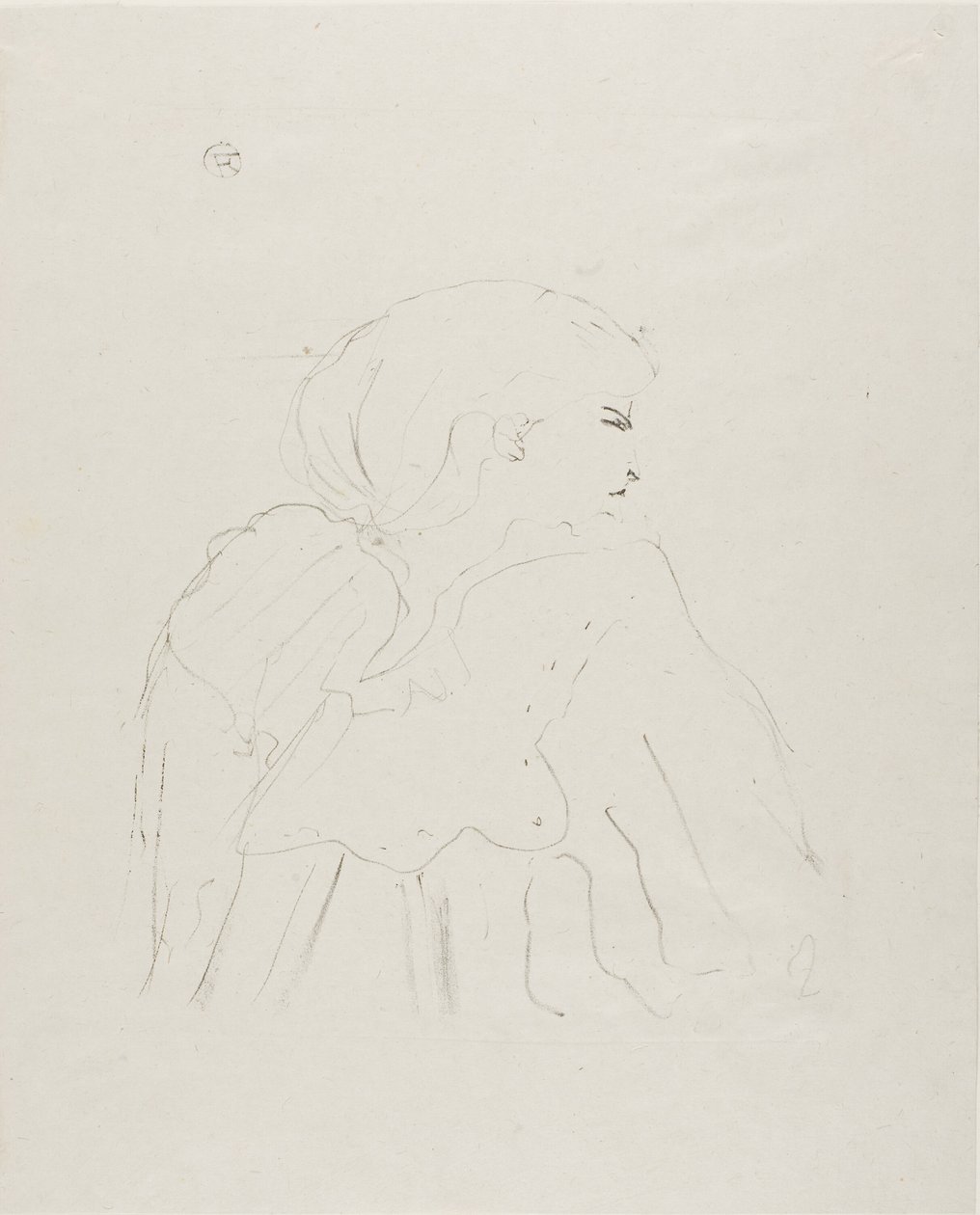 Jane Hading, aus Treize Lithographies von Henri de Toulouse Lautrec
