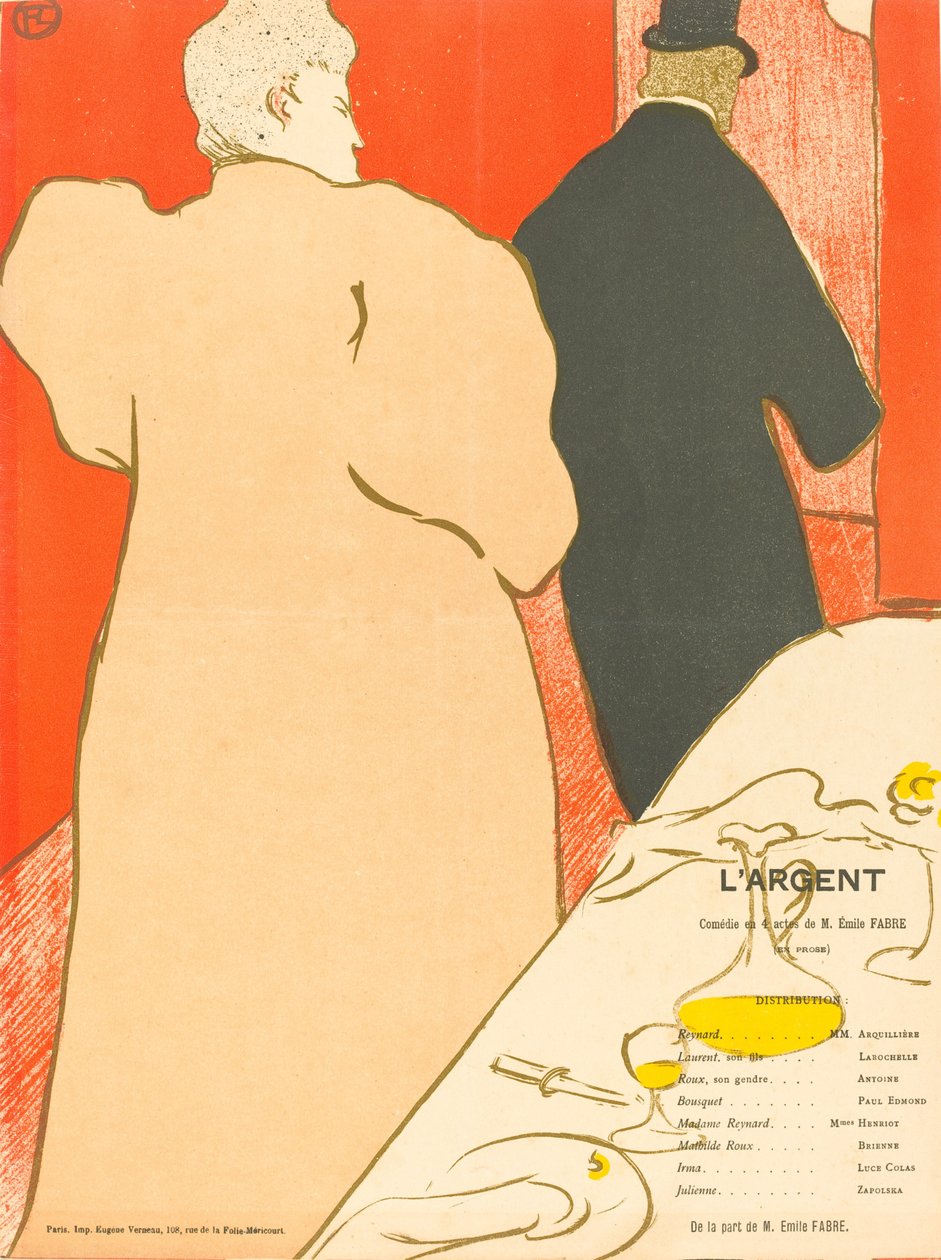 Das Geld, 1895 von Henri de Toulouse Lautrec