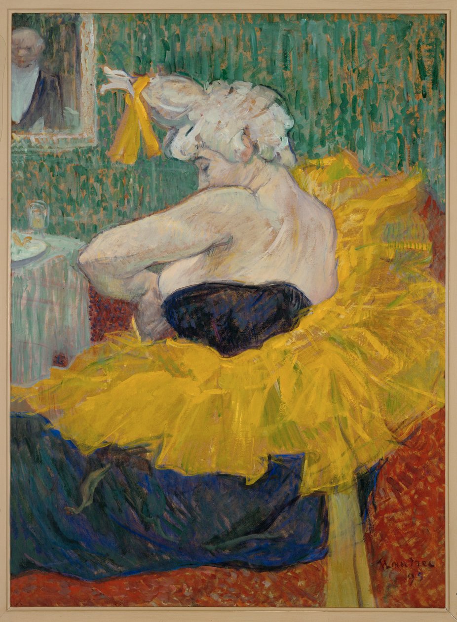 La Clowness Cha-U-Kao, Schauspielerin im Moulin Rouge von Henri de Toulouse Lautrec