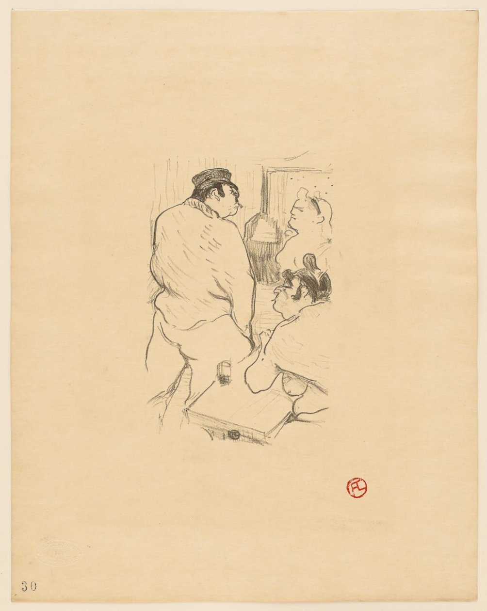 Der Schrecken von Grenelle von Henri de Toulouse Lautrec