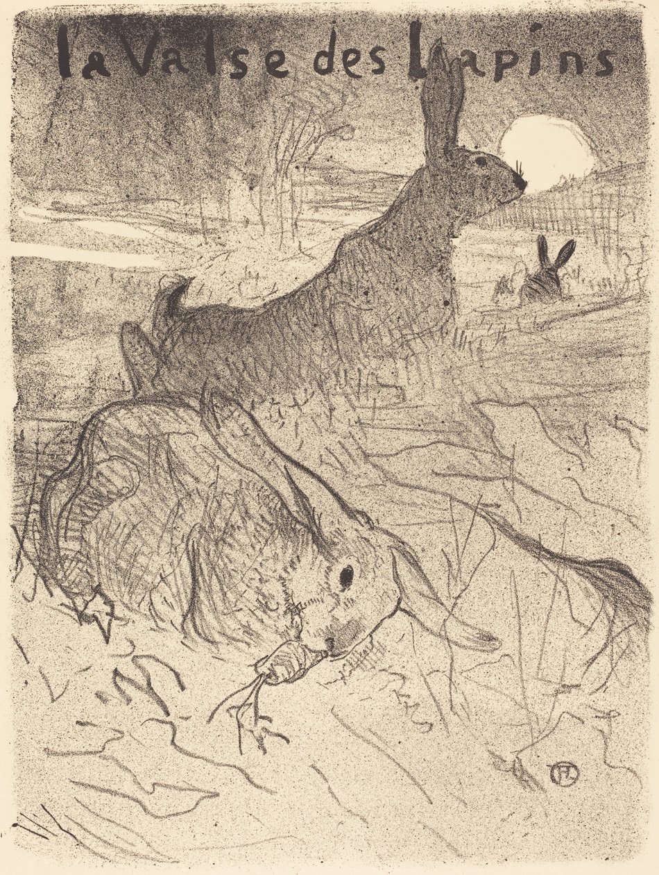 Der Walzer der Hasen von Henri de Toulouse Lautrec