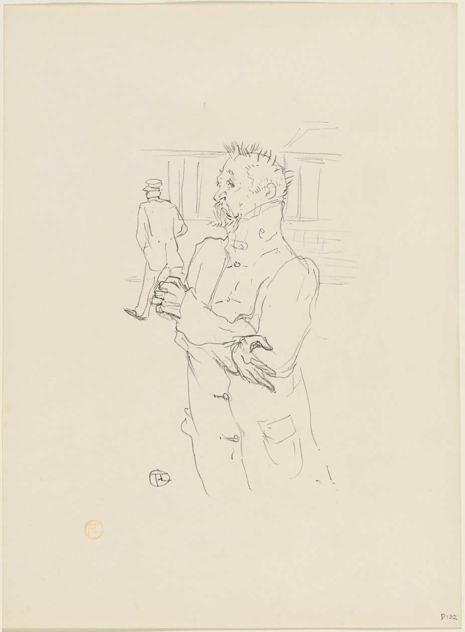 Der Narr von Henri de Toulouse-Lautrec