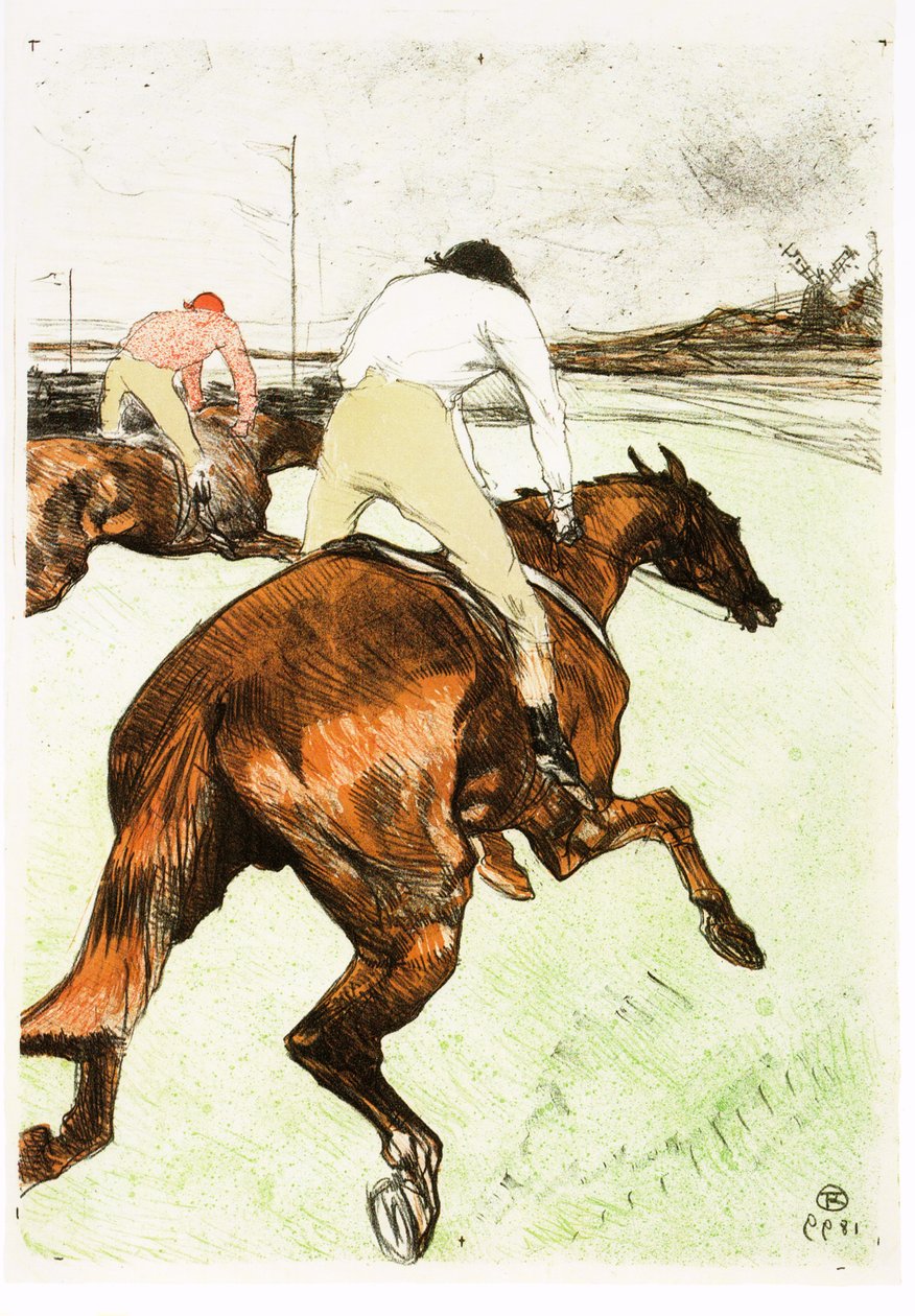 Le Jockey, 1899 von Henri de Toulouse Lautrec