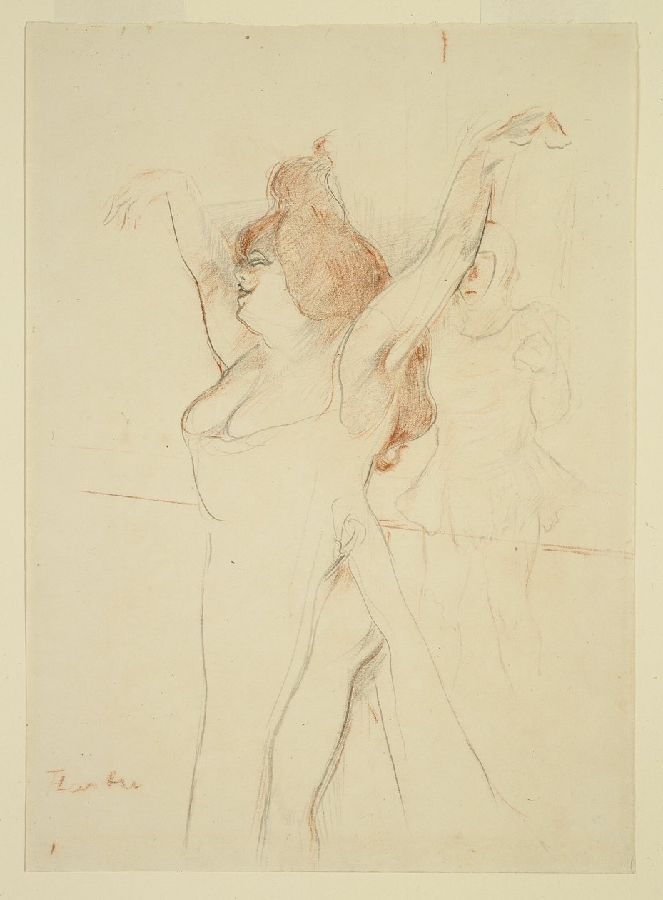 Mademoiselle Cocyle als Helena von Troja in La Belle Helene von Henri de Toulouse Lautrec