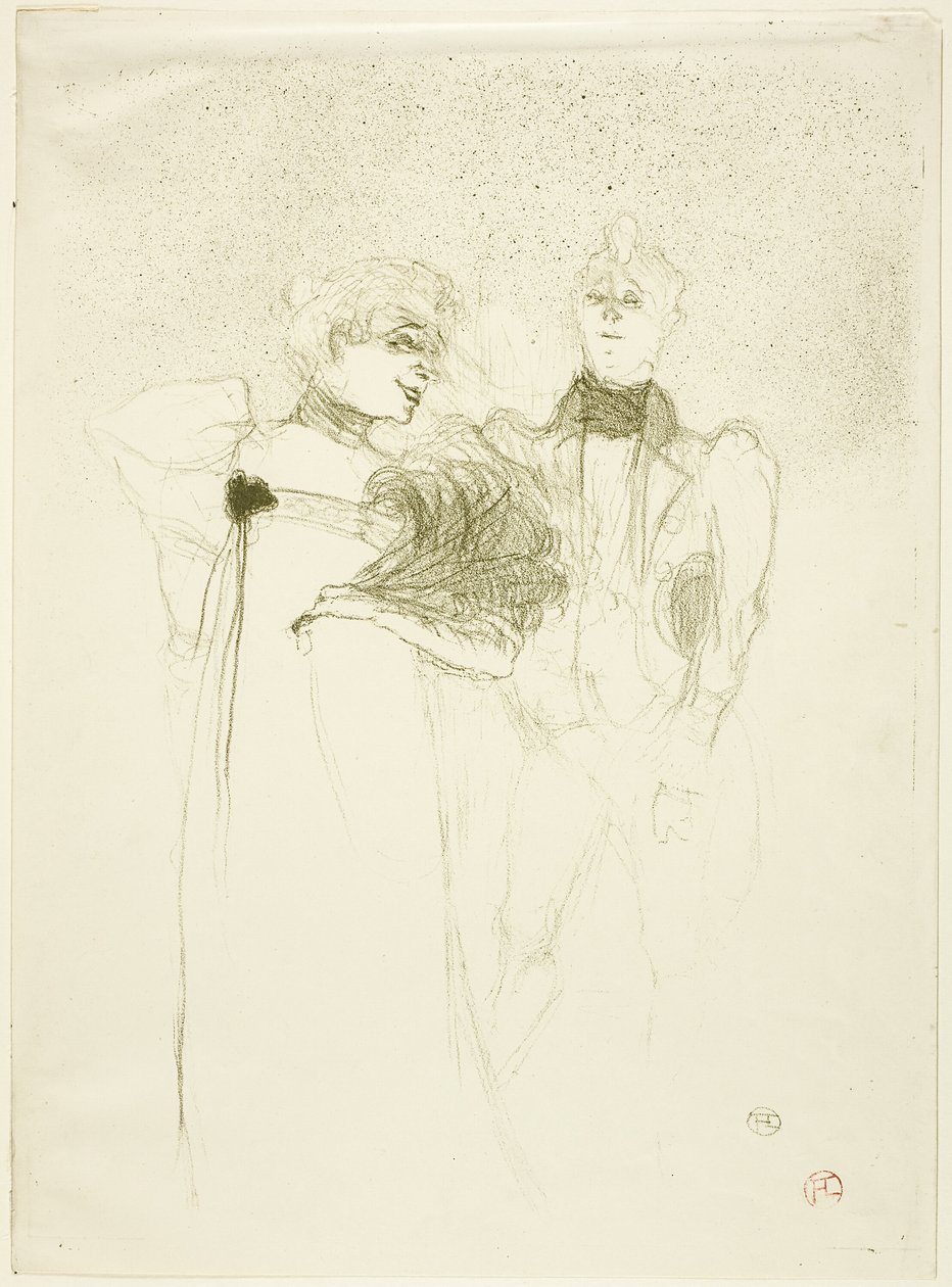 Mademoiselle Lender in Madam Satan von Henri de Toulouse Lautrec