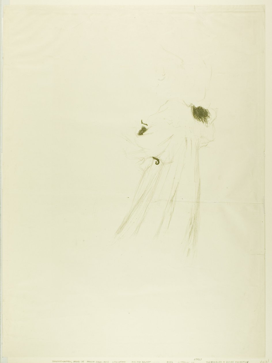 Miss May Belfort (große Platte) von Henri de Toulouse Lautrec