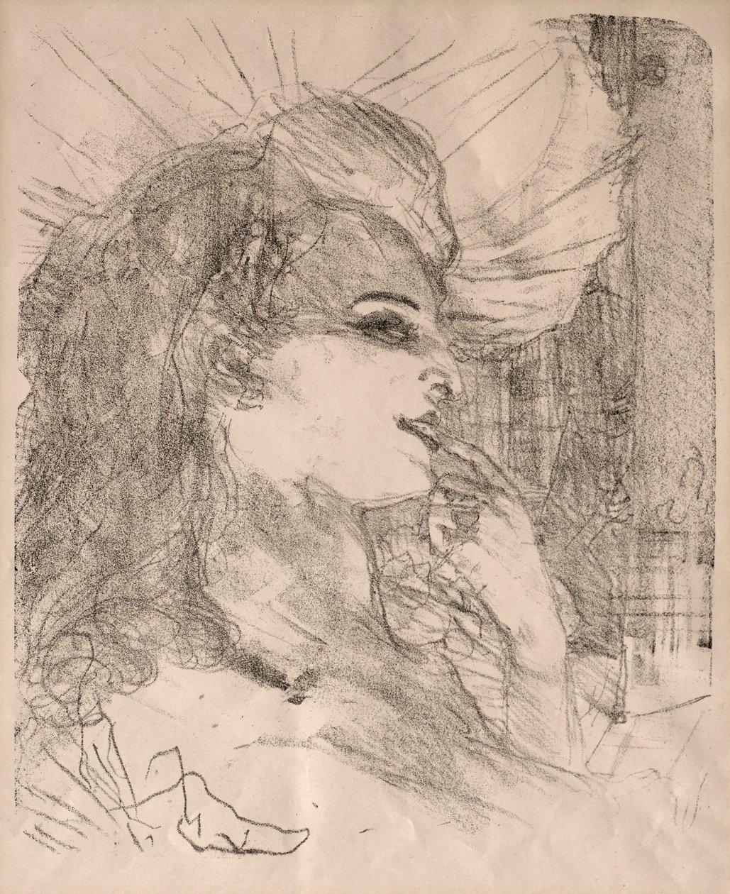 Porträts von Schauspielern und Schauspielerinnen: Dreizehn Lithografien: Anna Held, 1898 von Henri de Toulouse Lautrec