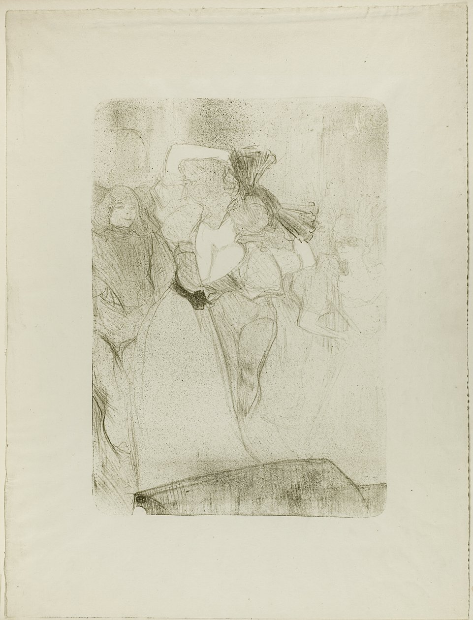 Rückansicht von Lender, der den Bolero in Chilpéric tanzt von Henri de Toulouse Lautrec