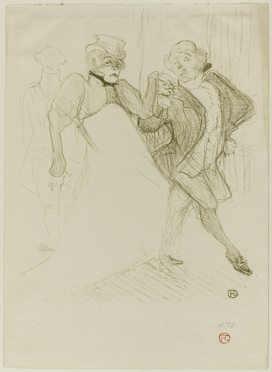 Réjane und Galipaux, in Madame Sans-Gêne von Henri de Toulouse Lautrec
