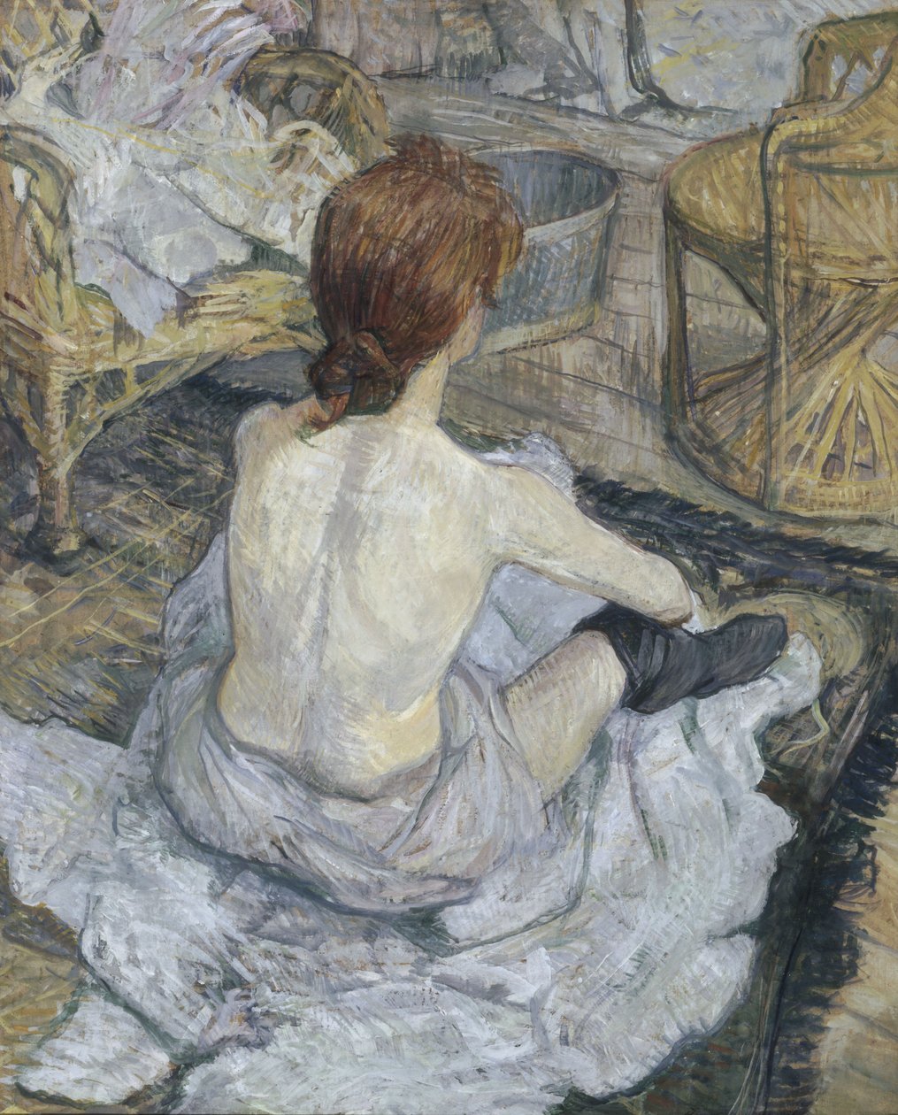 Rousse, auch genannt La Toilette von Henri de Toulouse Lautrec