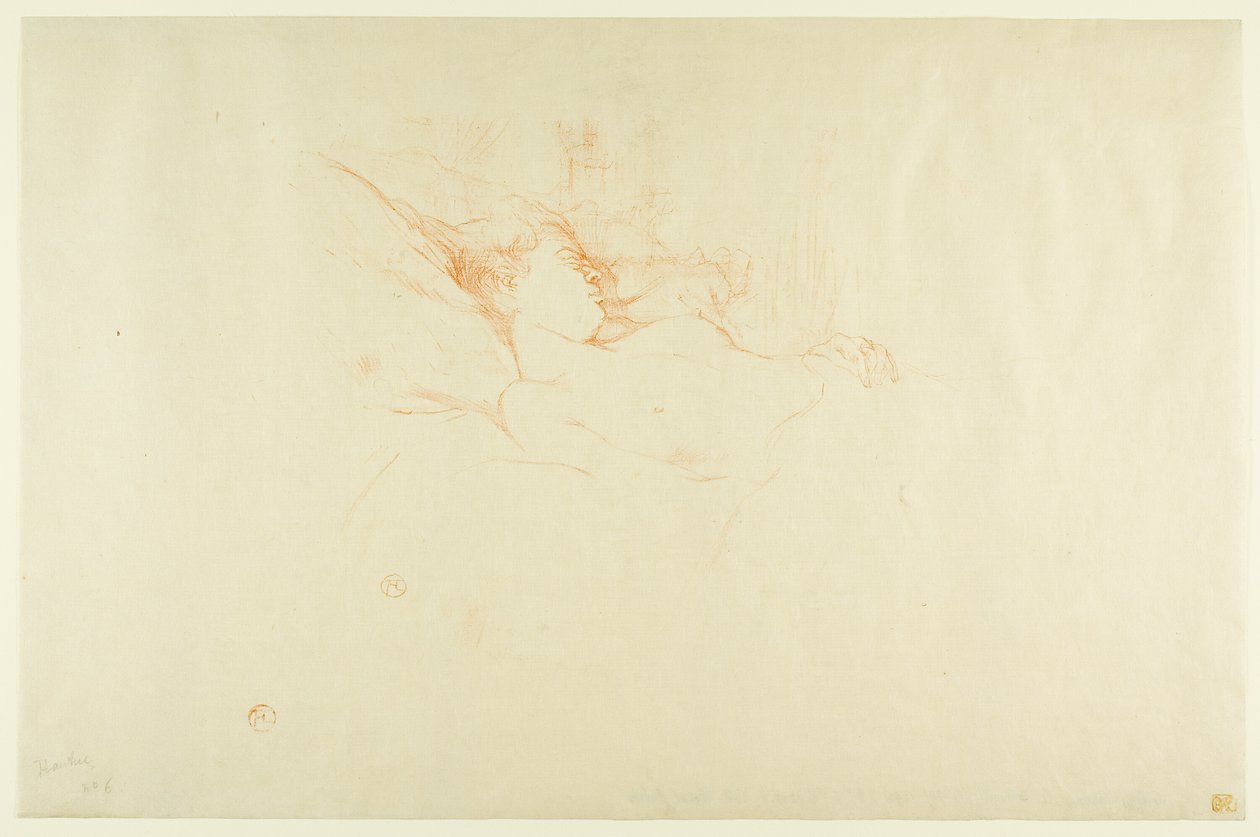 Schlaf von Henri de Toulouse-Lautrec