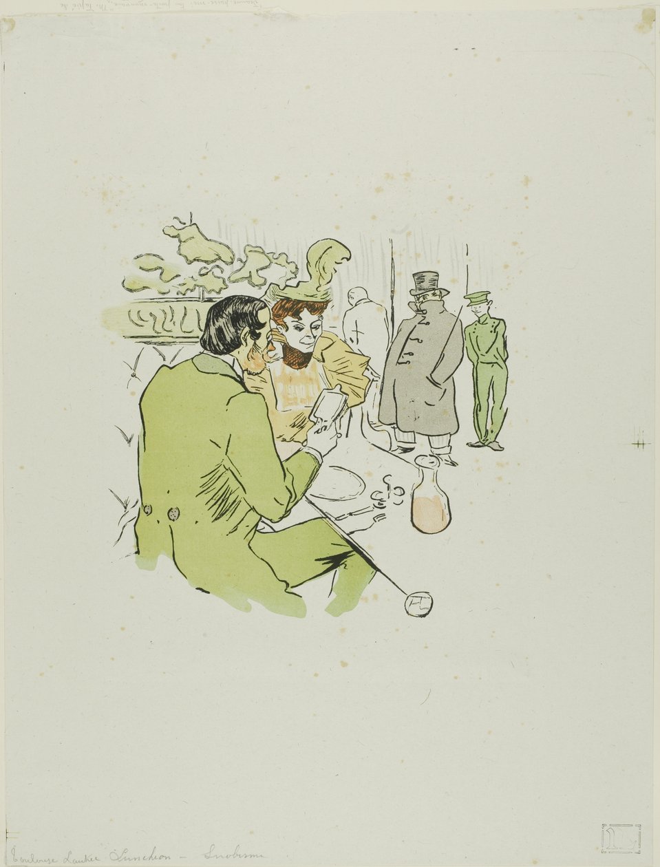 Snobismus von Henri de Toulouse-Lautrec