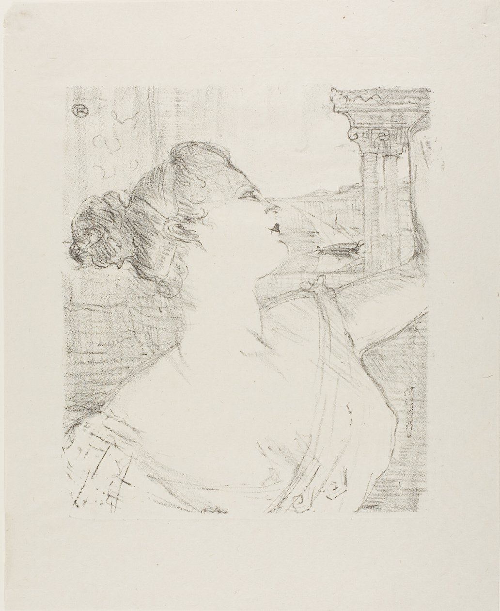 Sybil Sanderson, aus Treize Lithographies von Henri de Toulouse Lautrec
