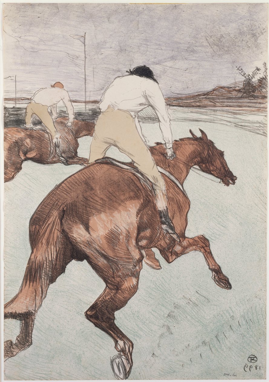 Der Jockey von Henri de Toulouse Lautrec