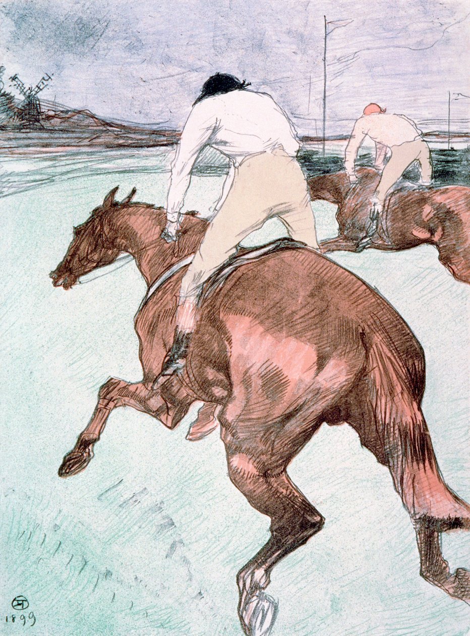 Der Jockey, 1899 von Henri de Toulouse Lautrec
