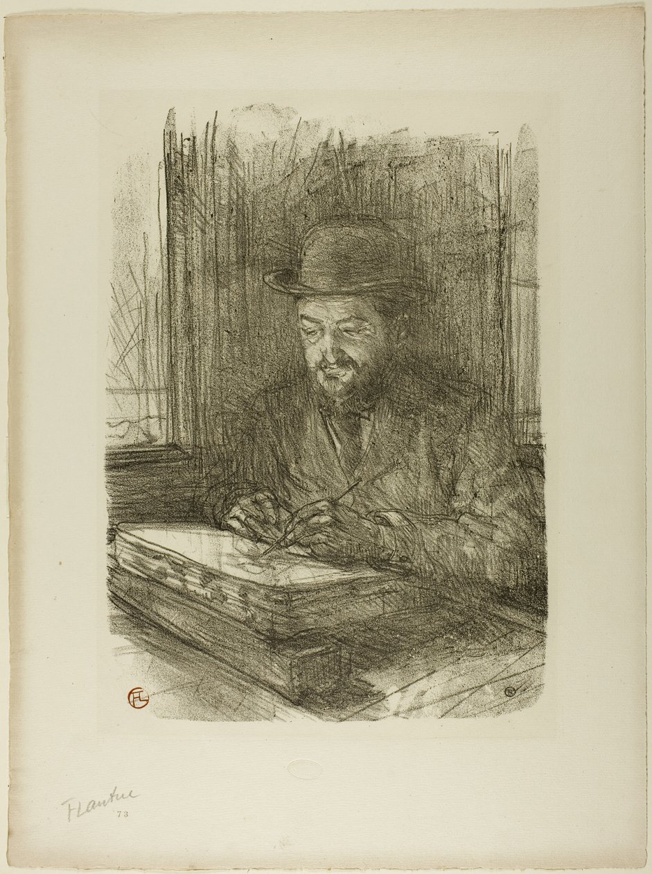 Der Meistergraveur, Adolphe Albert von Henri de Toulouse Lautrec