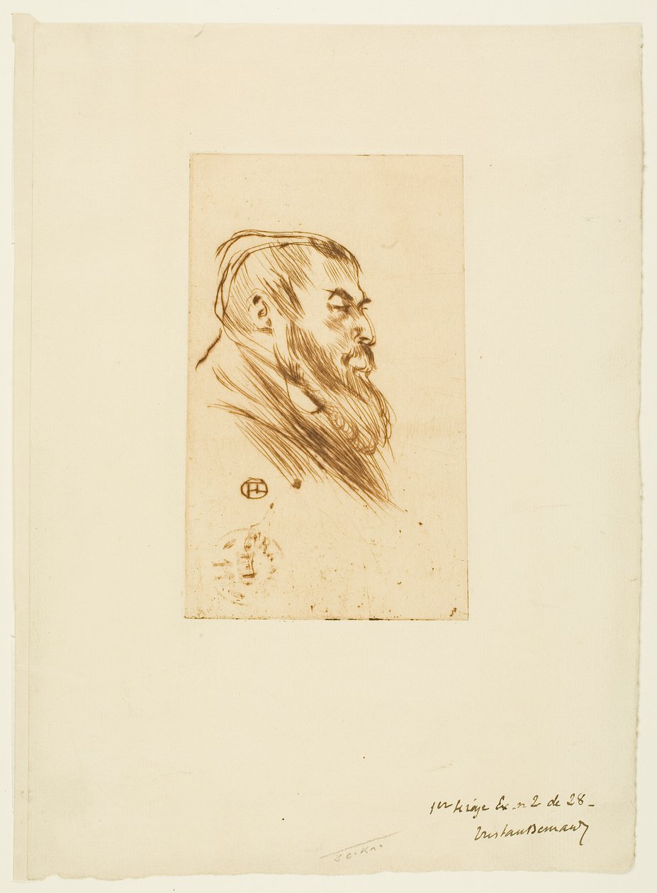 Tristan Bernard von Henri de Toulouse-Lautrec