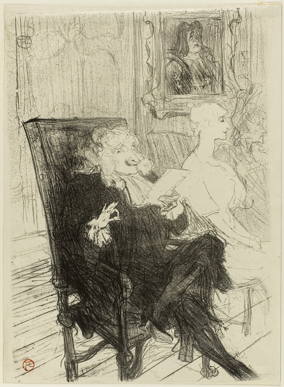 Truffier und Moreno, in Les Femmes Savantes von Henri de Toulouse Lautrec
