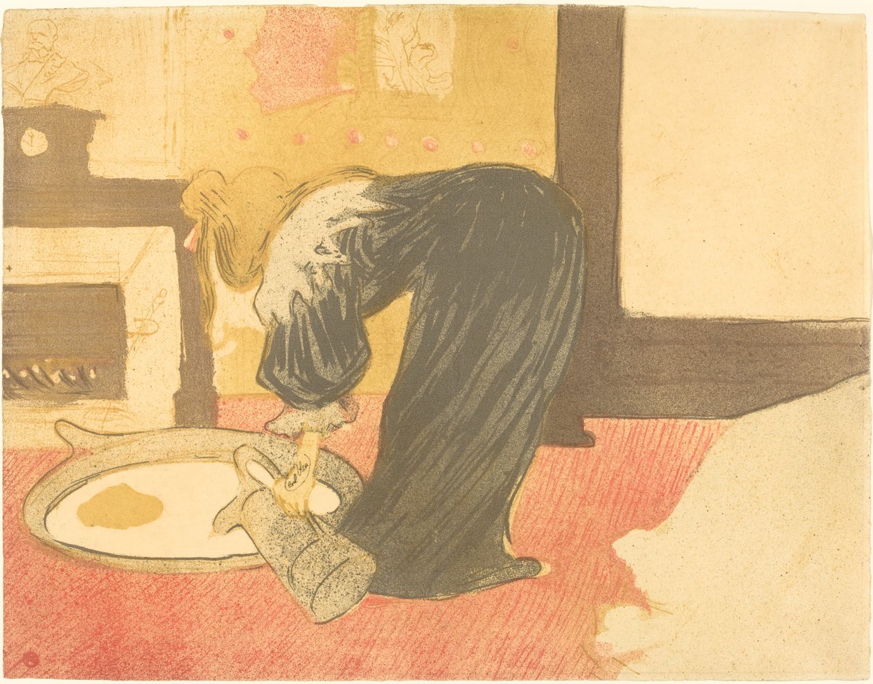 Frau in der Wanne von Henri de Toulouse Lautrec