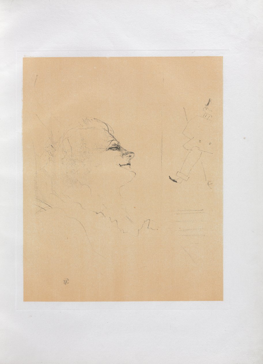 Yvette Guilbert-Englische Serie: Pessima von Henri de Toulouse-Lautrec